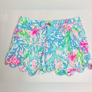 Lilly Pulitzer Buttercup Shorts in Coral Bay